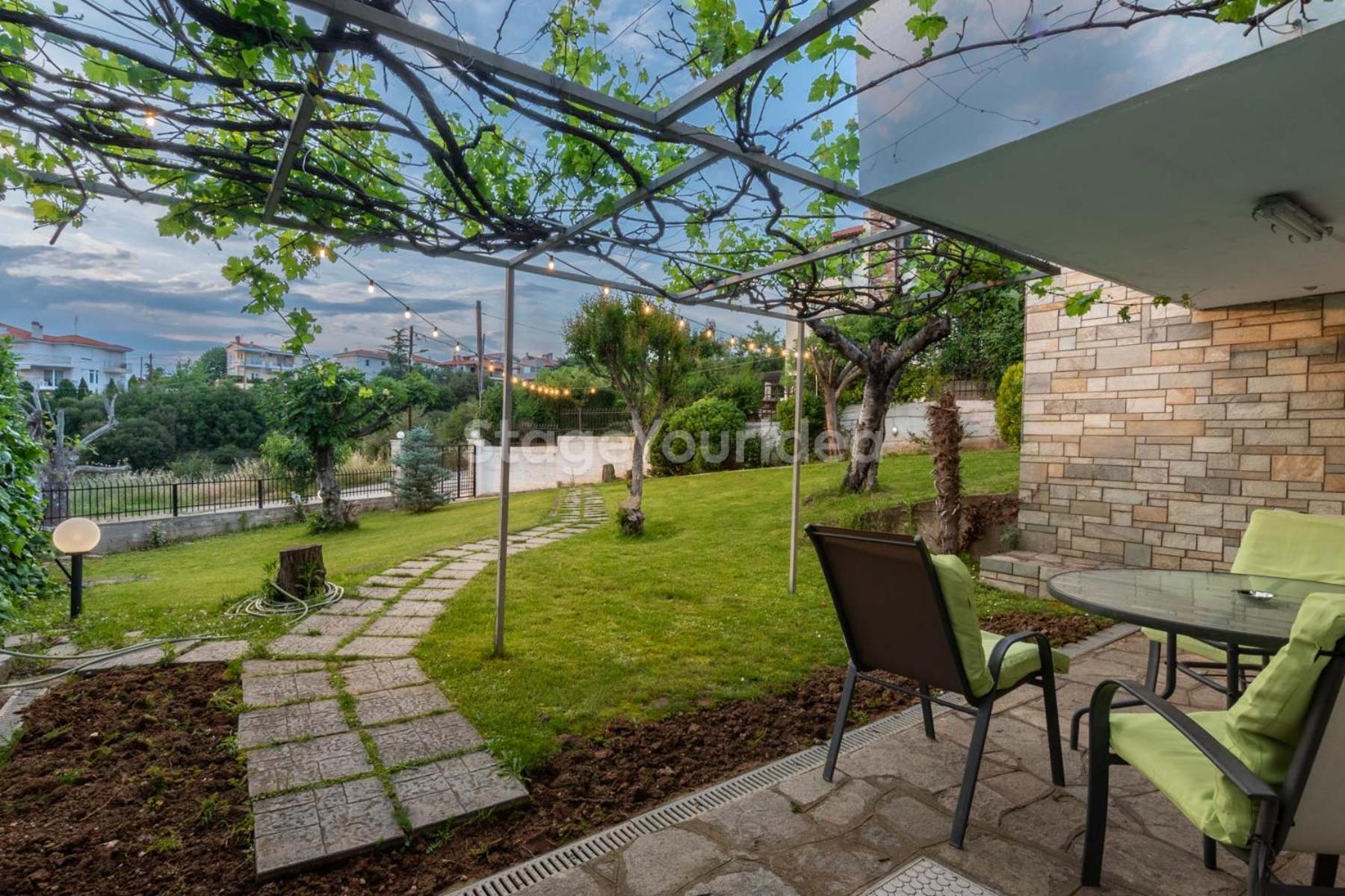 Traditional Villa Appartment With Garden, Also For Gatherings ,15 Minutes From Thessaloniki Airport Exteriér fotografie